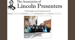 Desktop Screenshot of lincolnpresenters.net