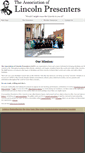 Mobile Screenshot of lincolnpresenters.net